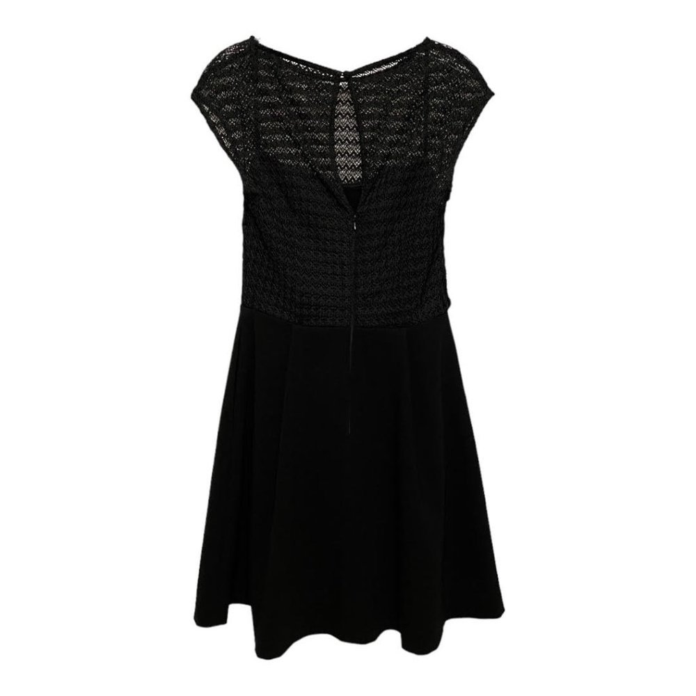 Reiss Size 6 Maya Black Lace Sleeveless Cocktail Dress - Picture 3 of 6